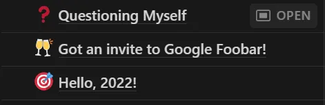 Gue mencurahkan perasaan gue pada pagi itu di awal Januari 2022. Sangat senang!